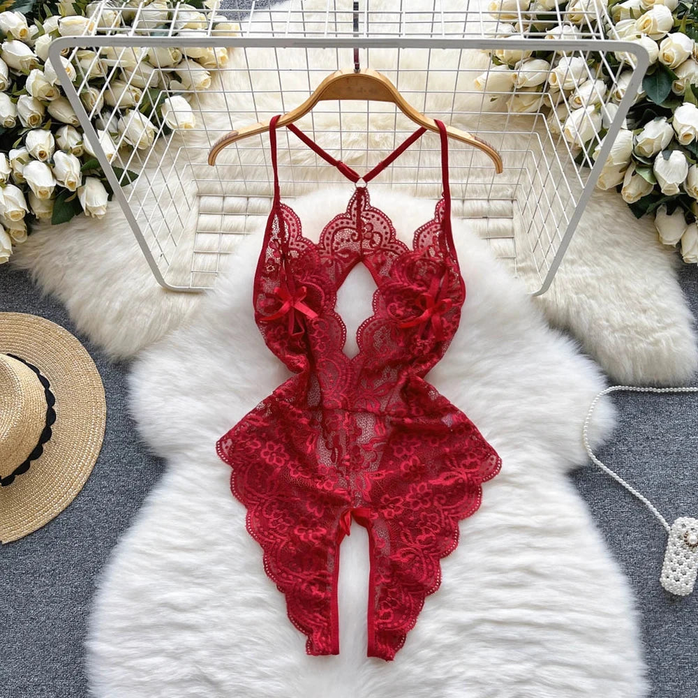 Sexy Sweet Cute Hotsweet Women's Jumpsuit Rabbit Girl Roleplay Cosplay Costume Shirt Hollow Out Backless Sexy Lingerie Jumpsuit