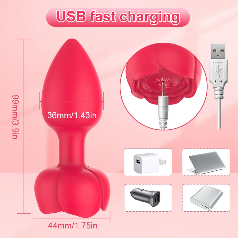 S/M/L Sexy Toys Anal Plug Butt Vibrator Women/Men Soft Silicone Erotic Anal Plug Training Adults Sex Toys for Couple Women Gay