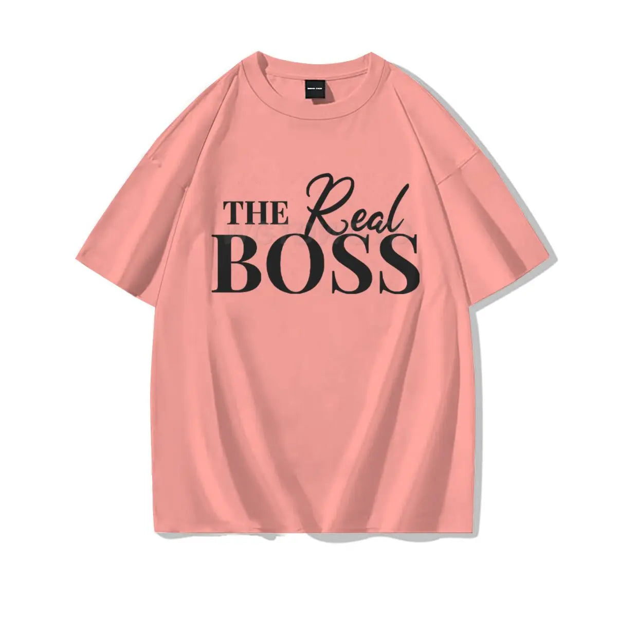 The Boss & The Real Boss Matching T-shirts Couples Matching Outfits Gifts Funny Letter Print Valentine's Day Men Women Clothing