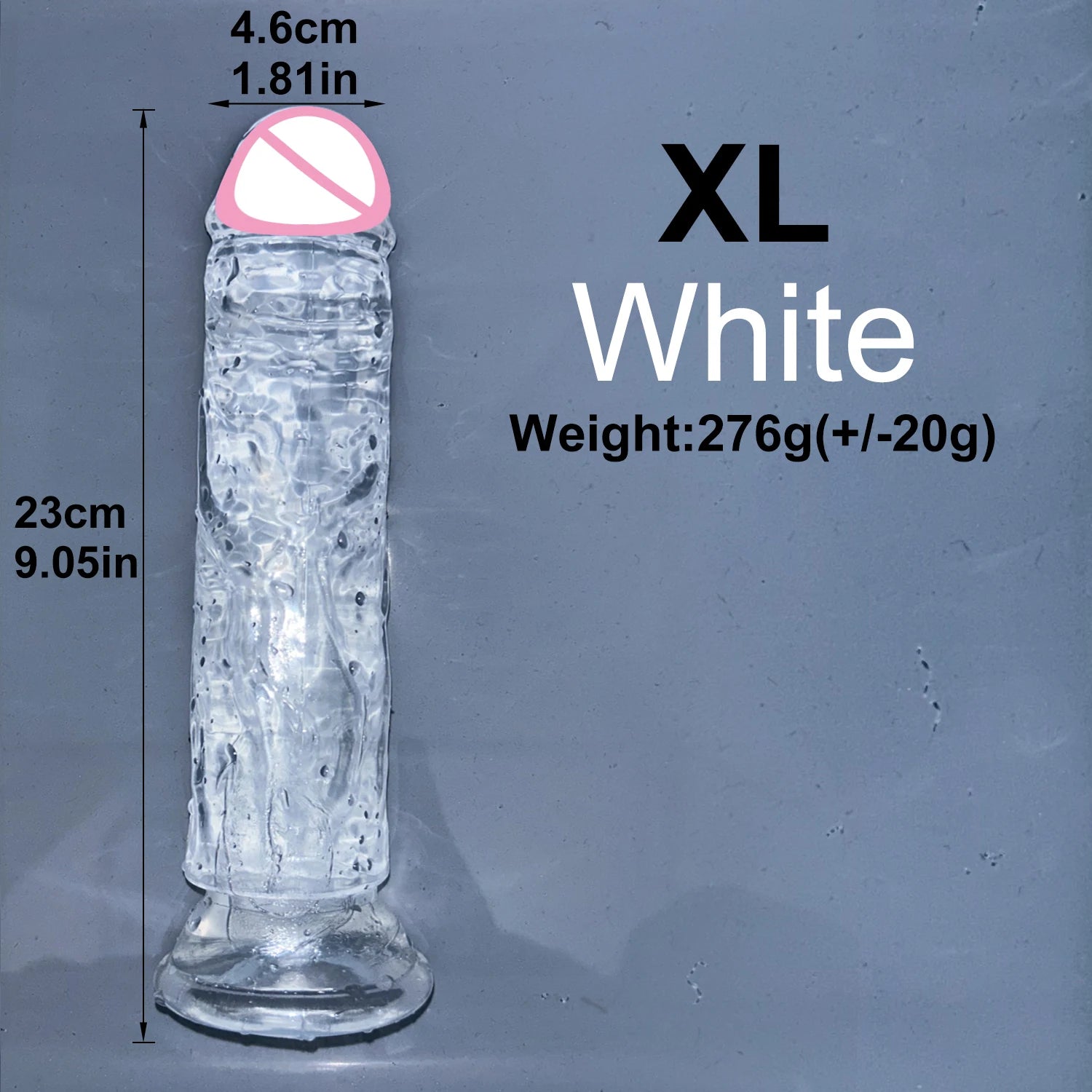 Realistic Jelly Dildo with Suction Cup – 6 Sizes for Women & Men