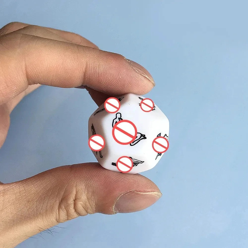 12-Position Erotic Sex Dice for Gay Couples - Romance Humour Party Game, Adult Gambling Craps Sex Toy Gift  Sex Toys for Couples