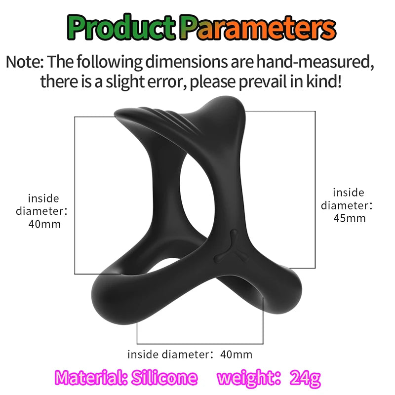 Bondage Penis Ring Sleeve Silicone Chastity Cage Cockring Sex Toy Fors Men Gay Delay Ejaculation Strong Erection Penis Extender