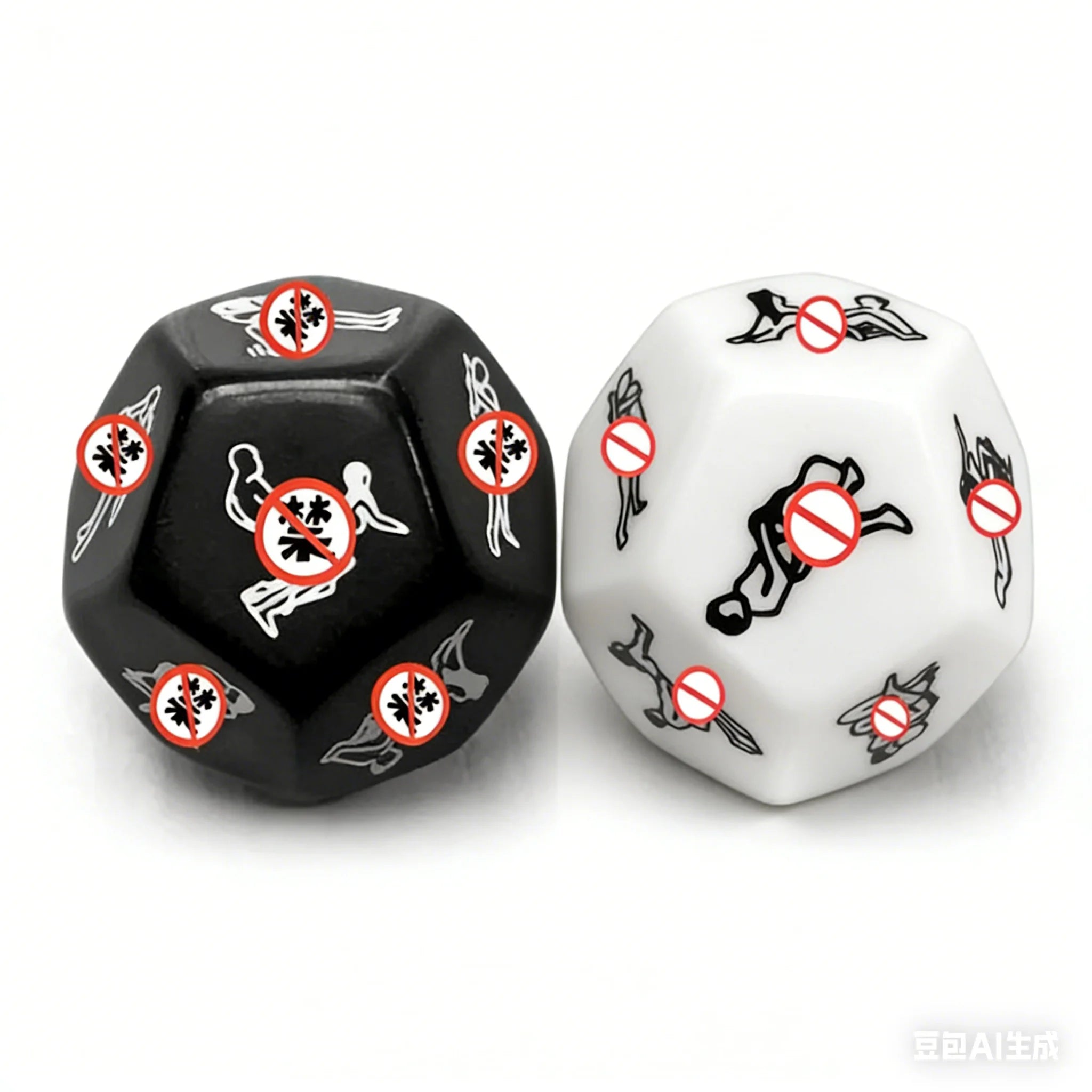12-Position Erotic Sex Dice for Gay Couples - Romance Humour Party Game, Adult Gambling Craps Sex Toy Gift  Sex Toys for Couples