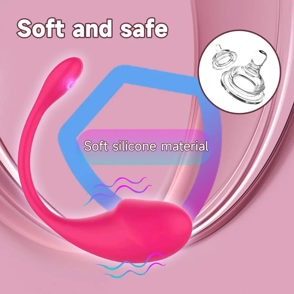 Wireless G Spot Vibrator for Women APP Bluetooth Vibrating Egg Clitoris Stimulator Dildo Wear Vagin Massger Adult Sex Toy Couple