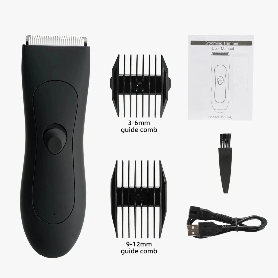 HOMEFISH Body Shaver Groomer Arm Beard Razor & Mens Body Hair Trimmer for Men Balls Women Lady Shaver Hair Removal Trimmer Groin