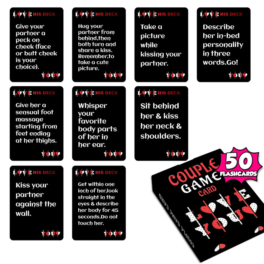 Couples Challenge Card Game – Fun Date Night Conversation & Relationship Building Cards | Interactive Game for Couples