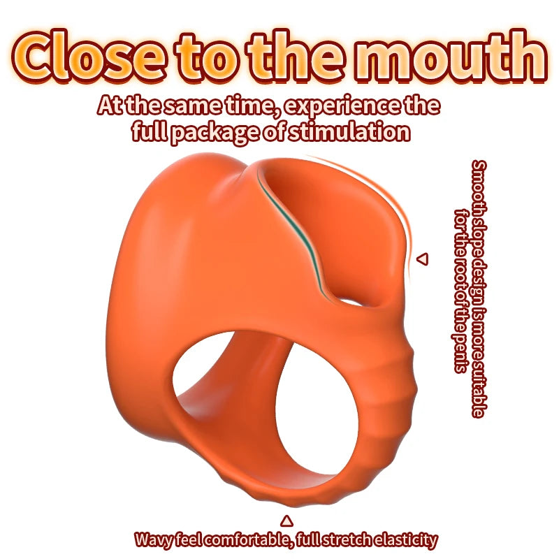 Reusable Silicone Penis Ring Delay Ejaculation Ball Scrotum Stretcher Triple Cockring Testicle Semen Lock BDSM Sex Toy for Men