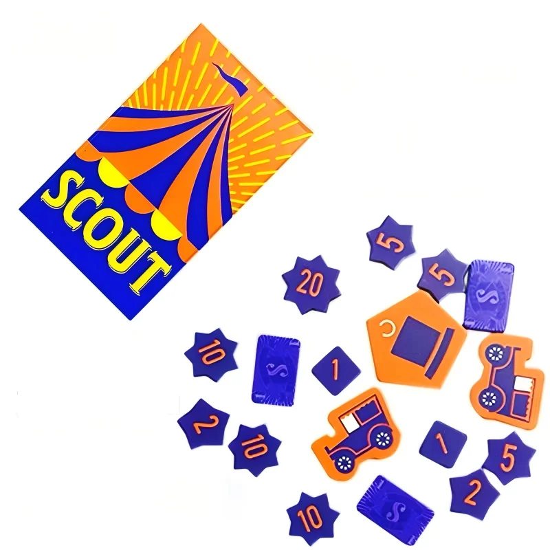 Scout Card Game – Fun Strategy Party Card Game for Couples, Friends & Family | Portable Poker-Style Deck Game for 2-5 Players