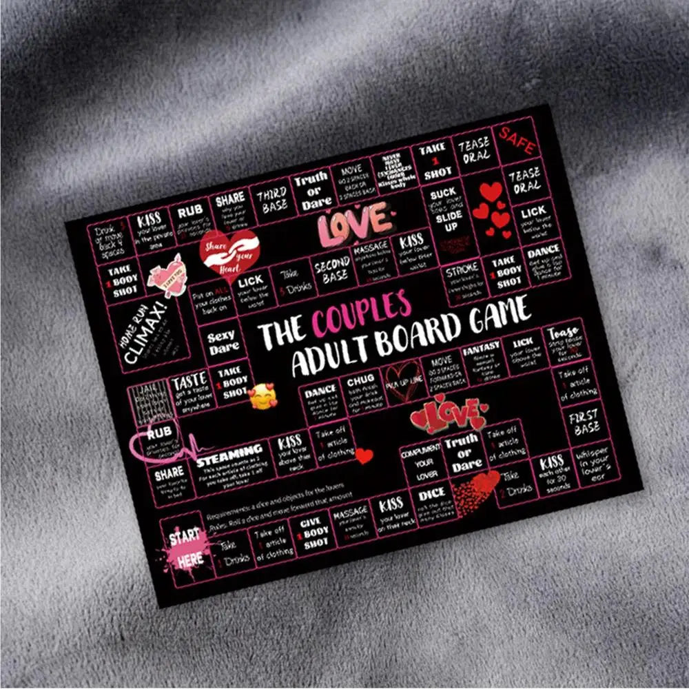 Couples Date Night Board Game – Romantic Relationship Building Game for Couples | Fun Interactive Game for Husband, Wife, Boyfriend & Girlfriend