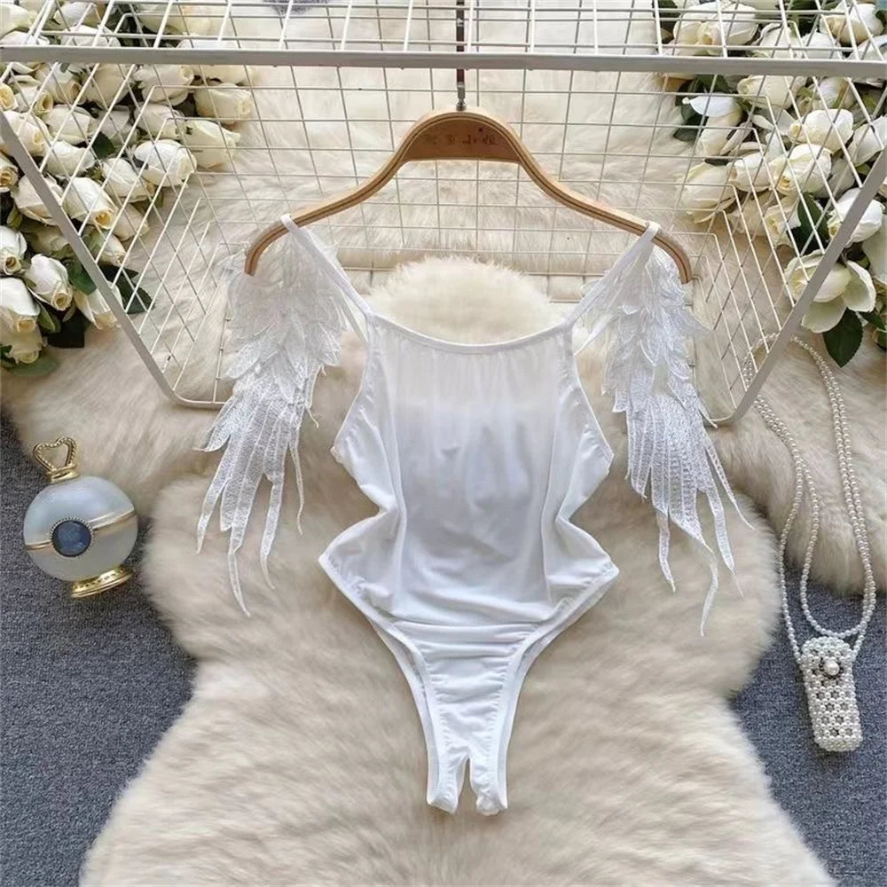 Sexy Sweet Cute Hotsweet Women's Jumpsuit Rabbit Girl Roleplay Cosplay Costume Shirt Hollow Out Backless Sexy Lingerie Jumpsuit