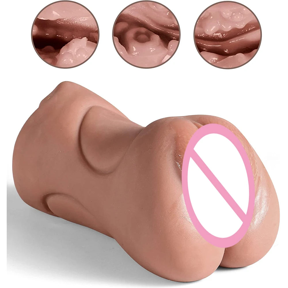 3 In 1 Masturbators Penetration Men Sex Toys Artificial Vagina Anal Mouth Pocket Pusssy Adults Blowjob Male Masturbation Tools