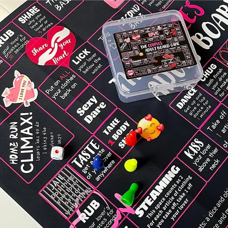 Couples Date Night Board Game – Romantic Relationship Building Game for Couples | Fun Interactive Game for Husband, Wife, Boyfriend & Girlfriend