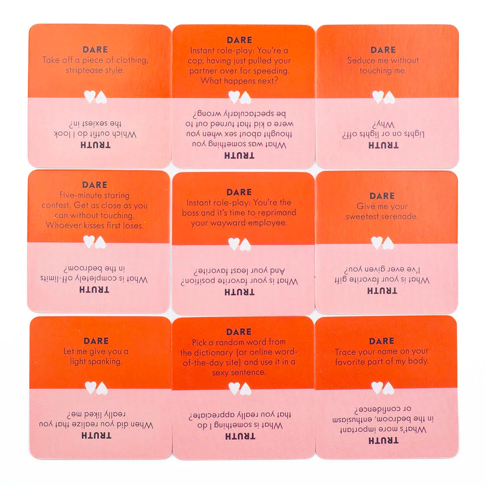 Truth or Dare for Couples Card Game – 51 Fun Date Night Challenges & Questions | Adult Party Game for Couples