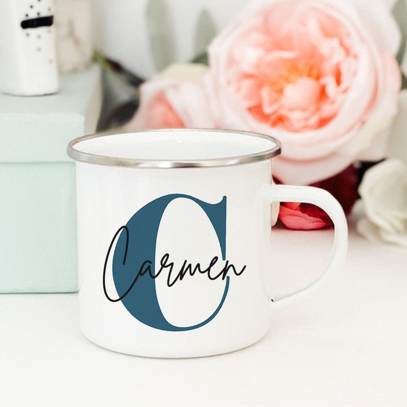 Personalized Mug Initial with Name Cup Custom Coffee Mugs Bachelorette Party Team Groomsman Cups Wedding Birthday Gifts for Men