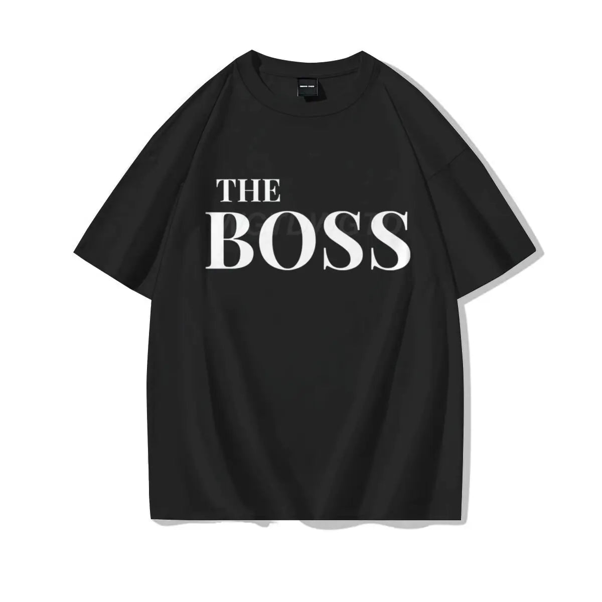 The Boss & The Real Boss Matching T-shirts Couples Matching Outfits Gifts Funny Letter Print Valentine's Day Men Women Clothing