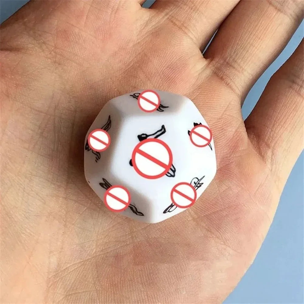 12-Position Erotic Sex Dice for Gay Couples - Romance Humour Party Game, Adult Gambling Craps Sex Toy Gift  Sex Toys for Couples