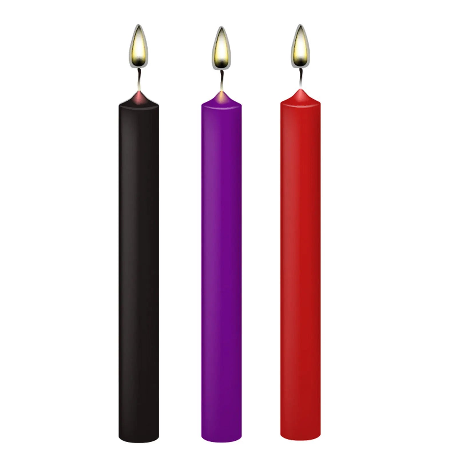 3PCS/Box Low Temperature Candle,Romantic Passion Play Sex Candles for Couple,Relaxation Flirting Sex Wax for Adults Game Toys