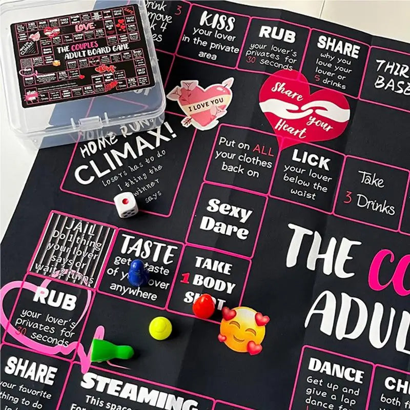 Couples Date Night Board Game – Romantic Relationship Building Game for Couples | Fun Interactive Game for Husband, Wife, Boyfriend & Girlfriend