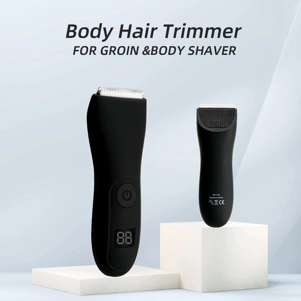 HOMEFISH Body Shaver Groomer Arm Beard Razor & Mens Body Hair Trimmer for Men Balls Women Lady Shaver Hair Removal Trimmer Groin