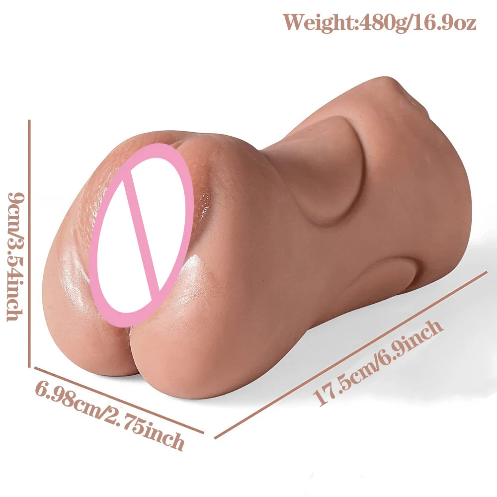 3 In 1 Masturbators Penetration Men Sex Toys Artificial Vagina Anal Mouth Pocket Pusssy Adults Blowjob Male Masturbation Tools