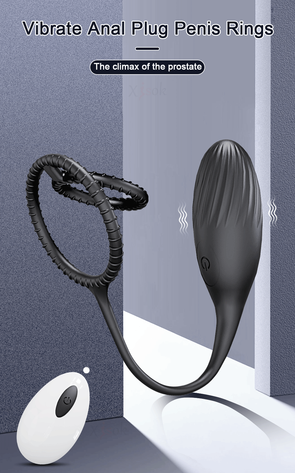 Prostate Massager With Cockring Vibrating Butt Plug Anal APP Vibrator Wireless Remote Sex Toys for Men Ass Anal Dildo for Women