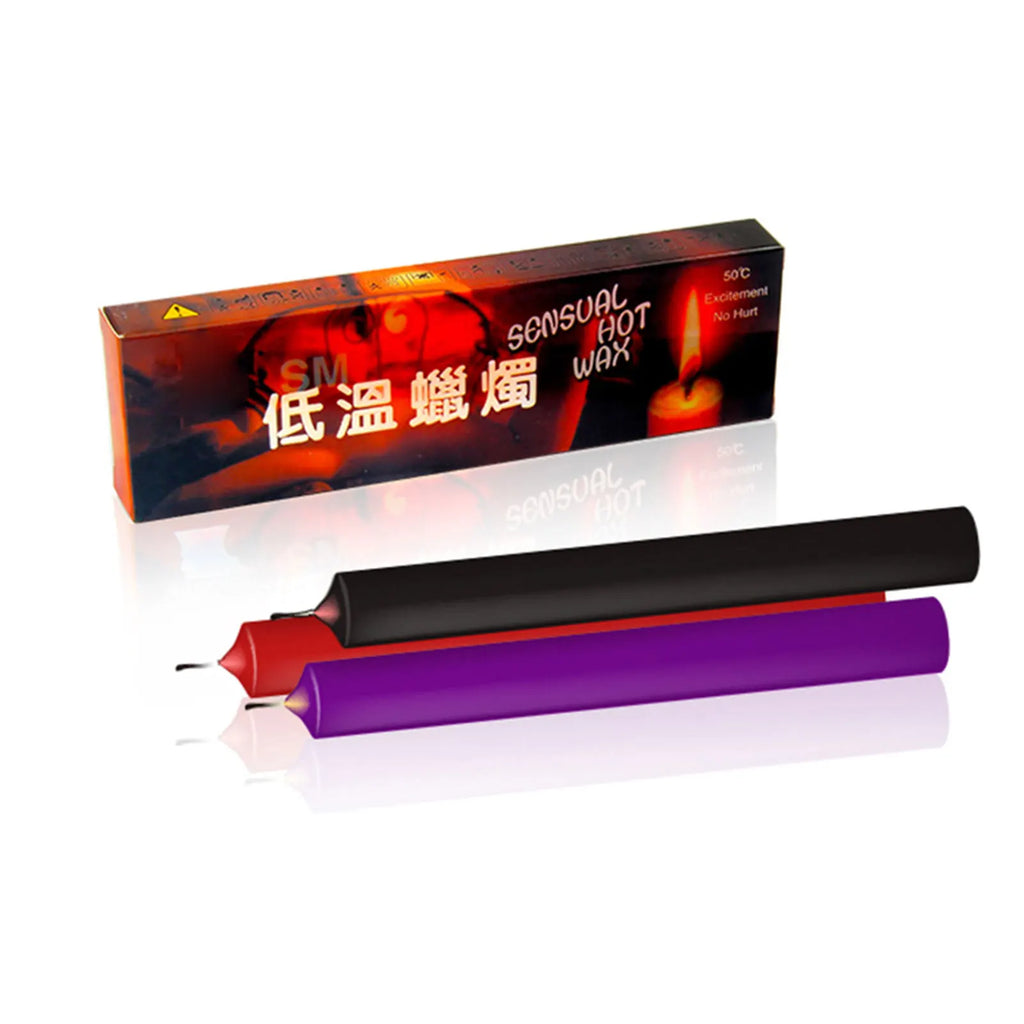 3PCS/Box Low Temperature Candle,Romantic Passion Play Sex Candles for Couple,Relaxation Flirting Sex Wax for Adults Game Toys