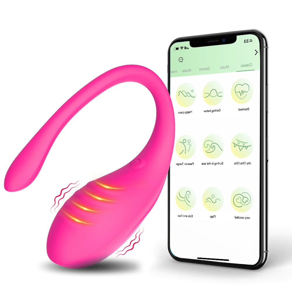9 Speed APP Controlled Vaginal Vibrators G Spot Anal Vibrating Egg Massager Wearable Stimulator Adult Sex Toys for Women Couples