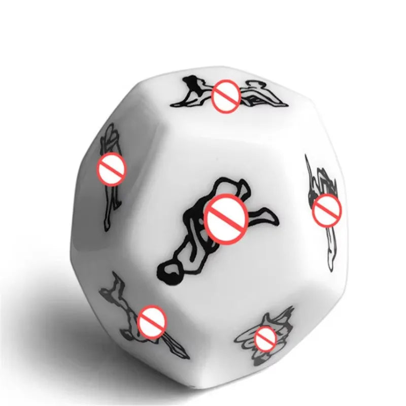 12-Position Erotic Sex Dice for Gay Couples - Romance Humour Party Game, Adult Gambling Craps Sex Toy Gift  Sex Toys for Couples