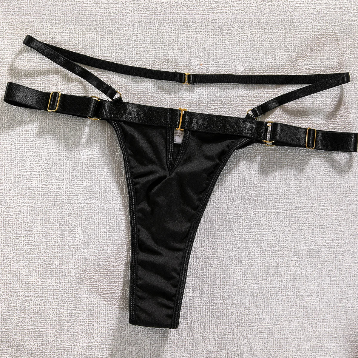 Sexy Hot Lingerie Set Women Hypersexual Chain Bra Panty Underwear 5-Piece Set Boudoir Studio Delicate Lace Garters Female