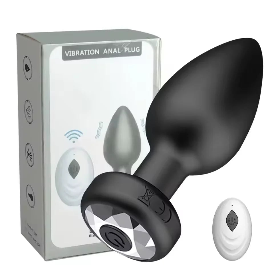 Anal Plug Vibrator Wireless Butt Plug Prostate Vibrating Massager APP Remote Control Female Masturbator Sex Toys for Women Men