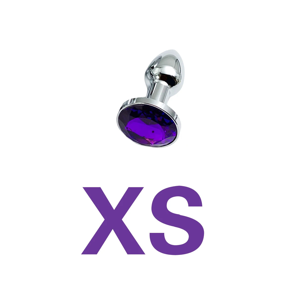 Metal Anal Plug Set with Jewel Base – 5 Sizes for Beginners to Advanced