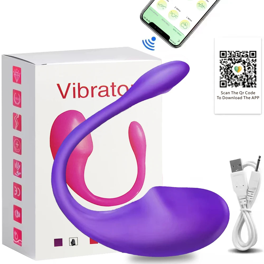 Wireless APP Couples Vibrator Clitoris Stimulator for Women Female G Spot Vagina Vibrating Massager Beginner Sex Toy Adult Goods