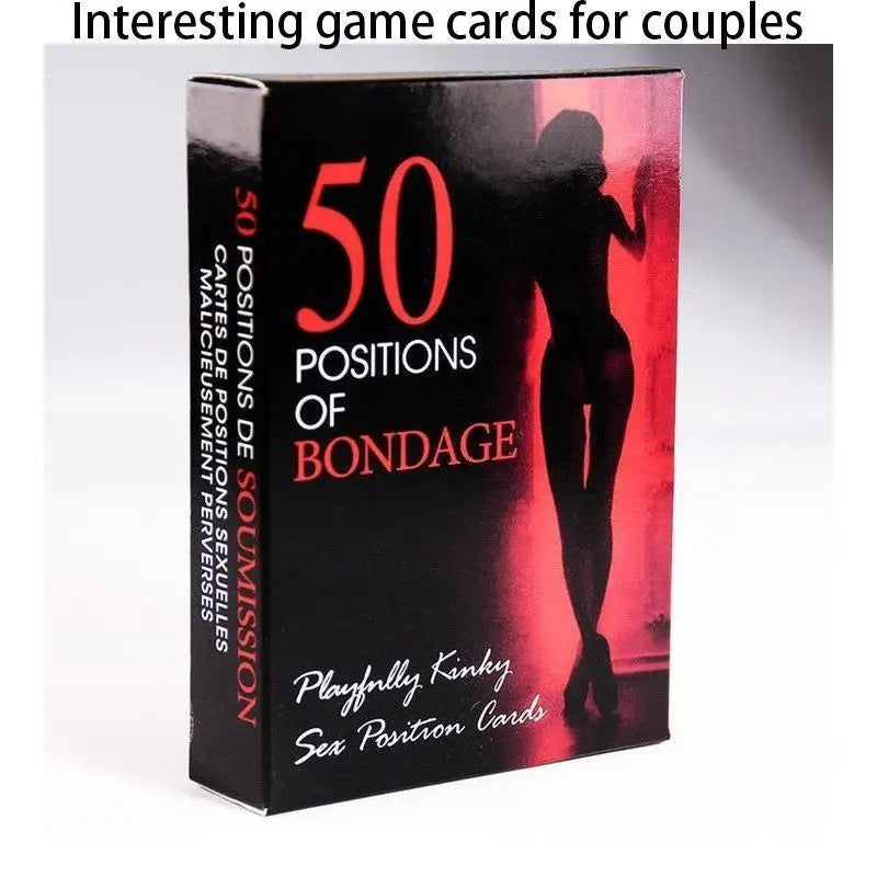 Gender Position Interesting Card Games for Couple 50 Different Position Experiences and Lovers Adult Card Game Makes Date Nights