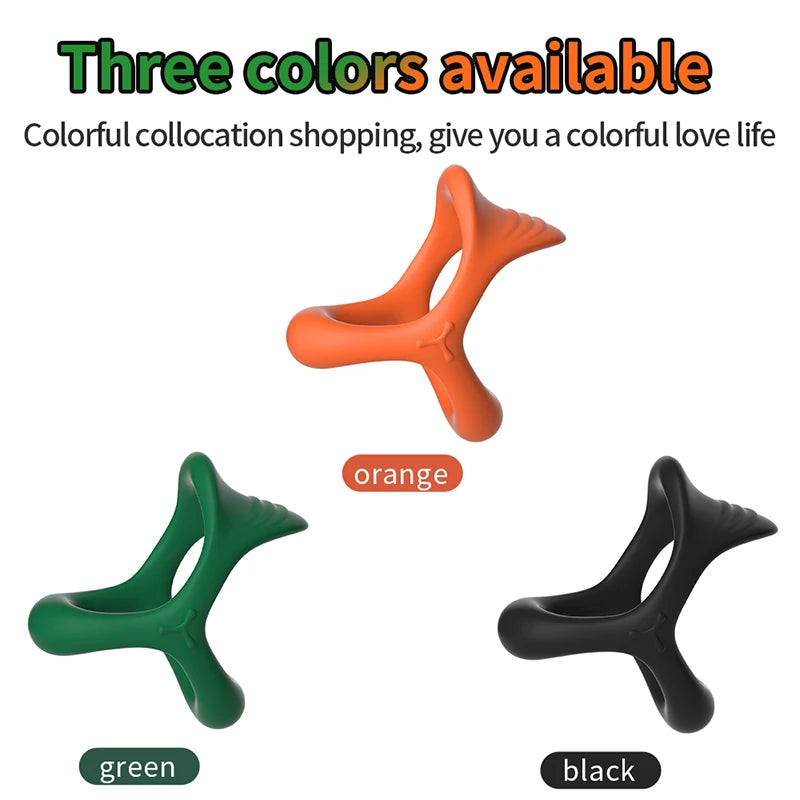 Bondage Penis Ring Sleeve Silicone Chastity Cage Cockring Sex Toy Fors Men Gay Delay Ejaculation Strong Erection Penis Extender