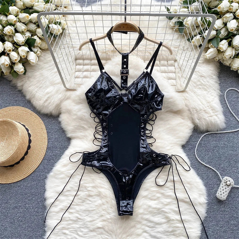 Sexy Sweet Cute Hotsweet Women's Jumpsuit Rabbit Girl Roleplay Cosplay Costume Shirt Hollow Out Backless Sexy Lingerie Jumpsuit