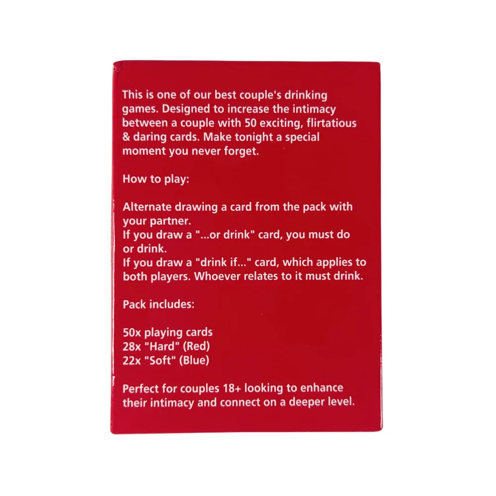 Excited & Exhausted Couples Card Game – Fun Date Night & Party Game for Couples | 50 Challenge & Conversation Cards