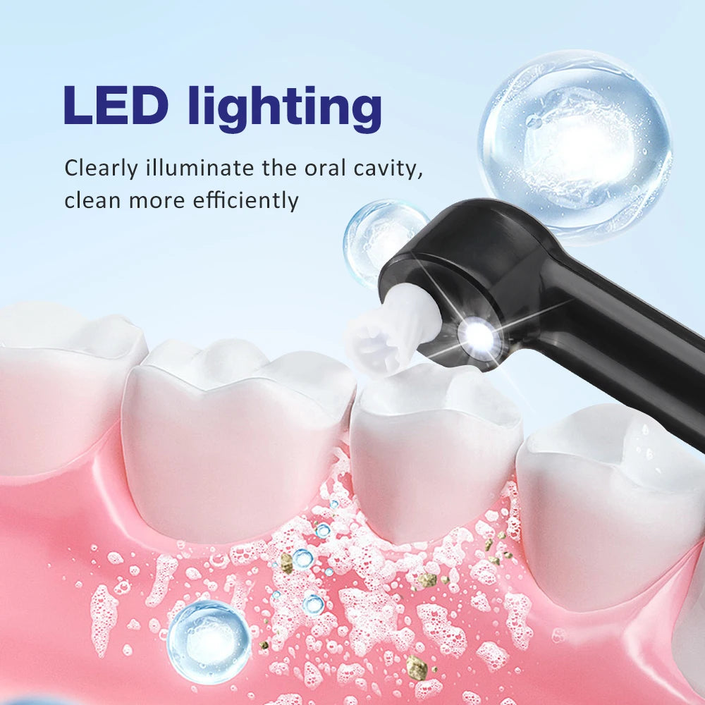 4 Modes Electric Tooth Polisher Teeth Whitening Strips Kit Plaque Calculus Tartar Remover Dental Stone Cleaner Dental Scaler