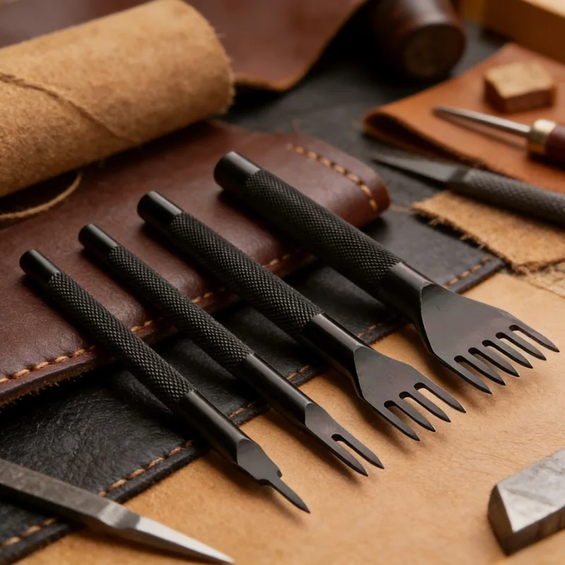 Leather tool set DIY handmade leather sewing set art 18 kinds of multifunctional leather repair and production tools