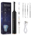 4 Modes Electric Tooth Polisher Teeth Whitening Strips Kit Plaque Calculus Tartar Remover Dental Stone Cleaner Dental Scaler