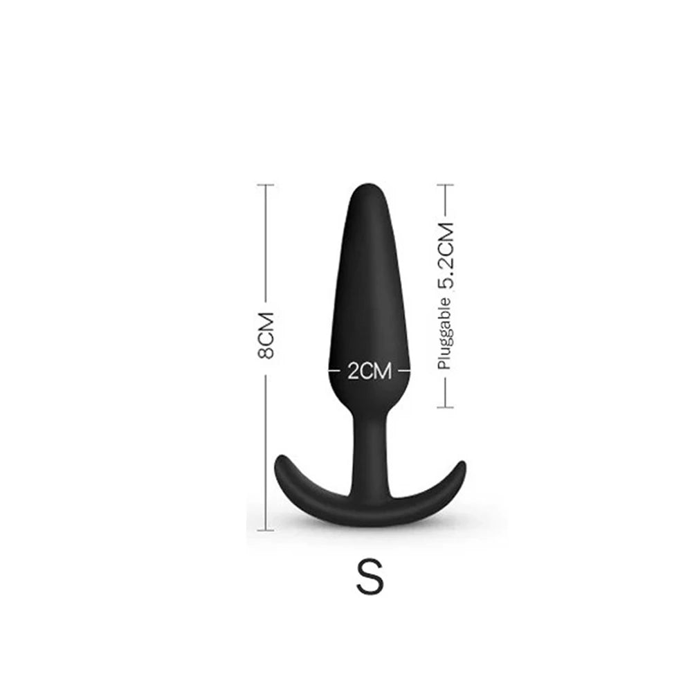 S/M/L Sexy Toys Anal Plug Butt Vibrator Women/Men Soft Silicone Erotic Anal Plug Training Adults Sex Toys for Couple Women Gay