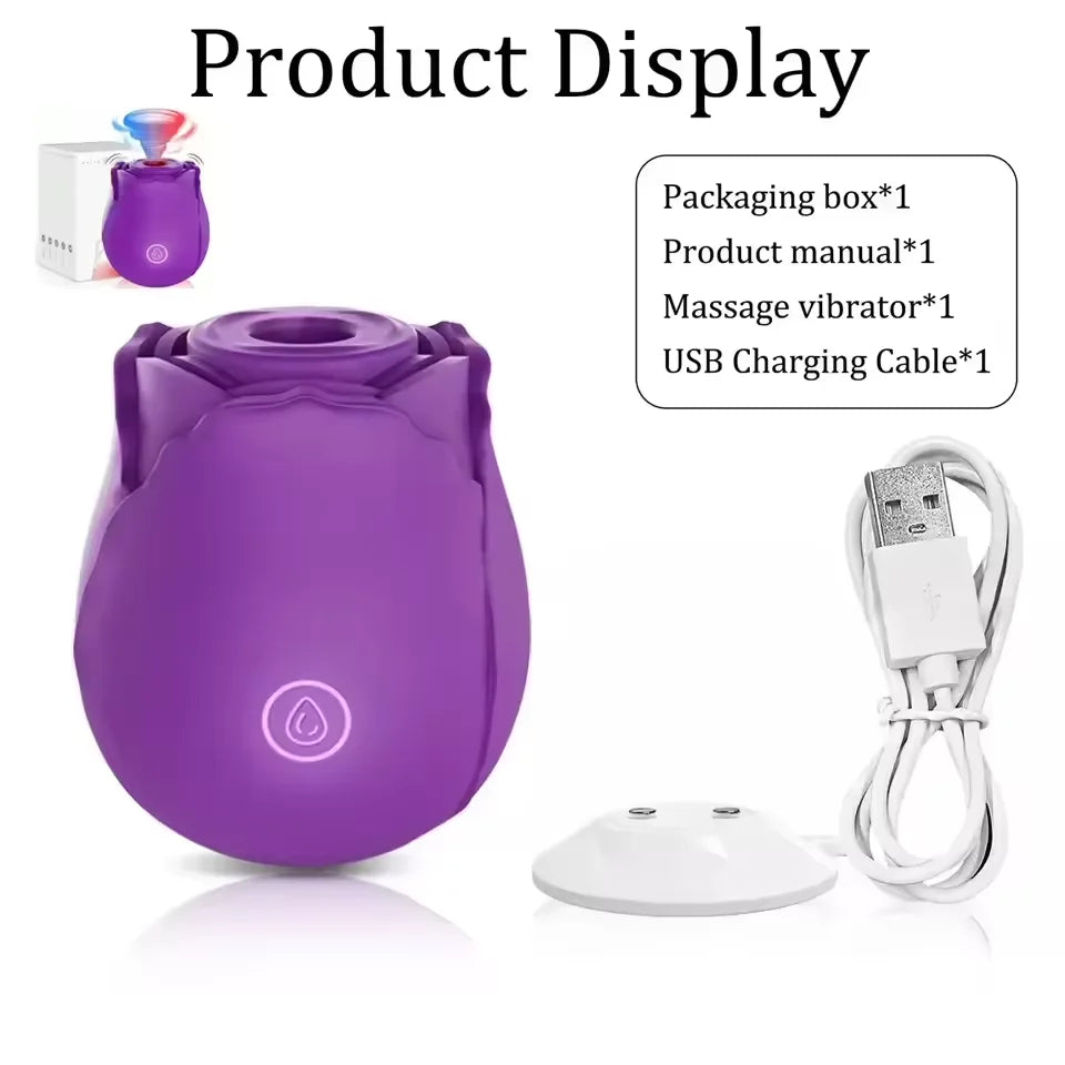 Sucking Vibrator for Women Vacuum Suction Nipple Oral Massager Female Powerful G-Spot Clitoris Vagin Stimulator Adult Sex Toys