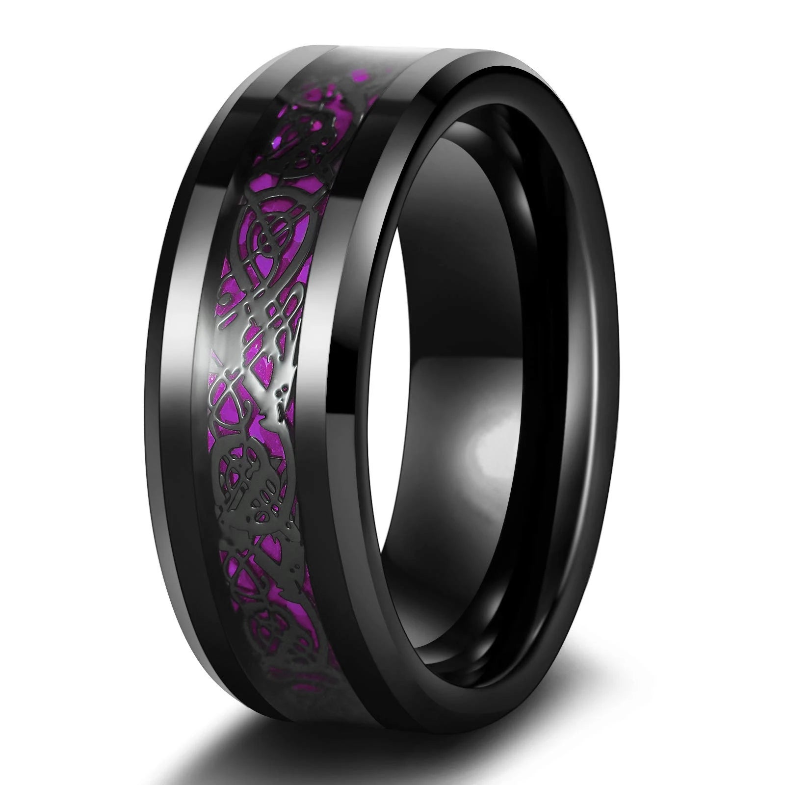 Couple Rings For Women White Rhinestones Zirconia Rings Set Simple CZ Stainless Steel Men Ring Wedding Jewelry For Lover Gifts