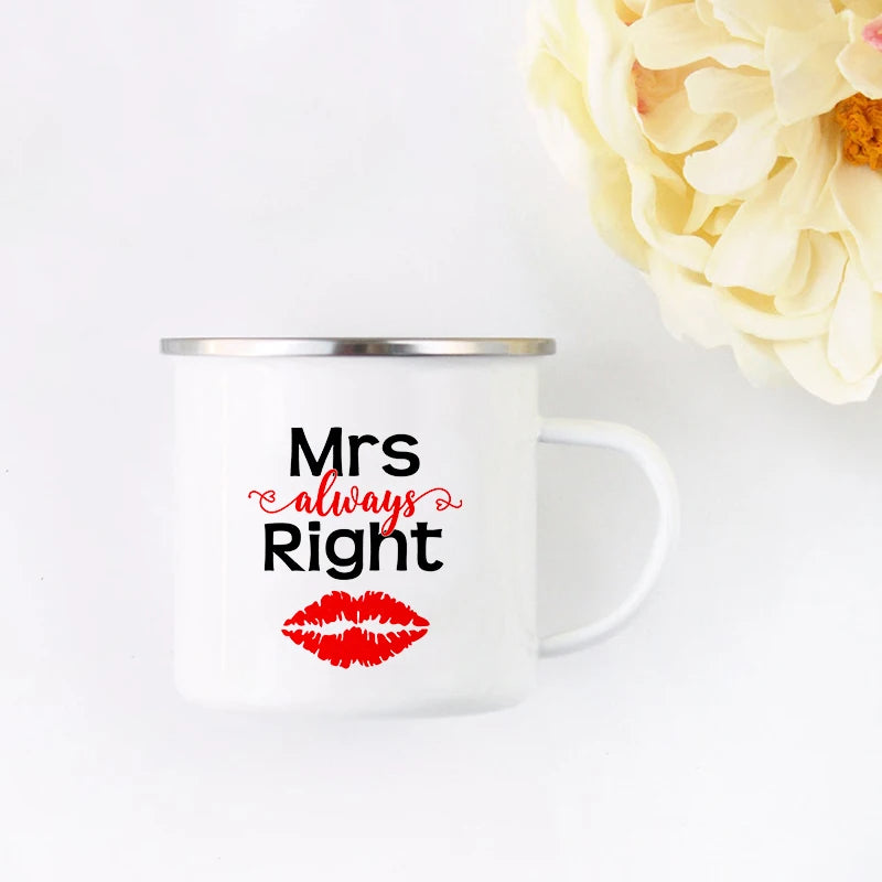 Wifey Hubby Mugs Mr and Mrs couple Mug Bridal Shower Gifts Wedding  bithday gift Mug For Hot Cold Coffee Tea Water Juice