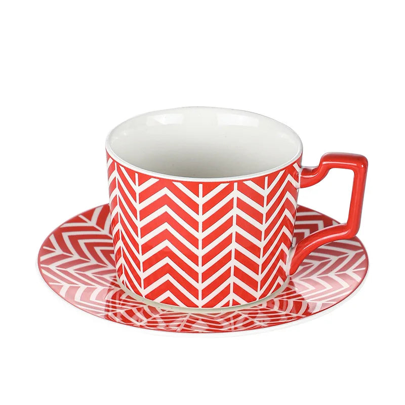 Korean Style Fatty Mug Design Splash Ink Ceramic Cup Spot Mugs Simple Coffee Mug Couple Cups Coffee Mugs Tea Drinkware