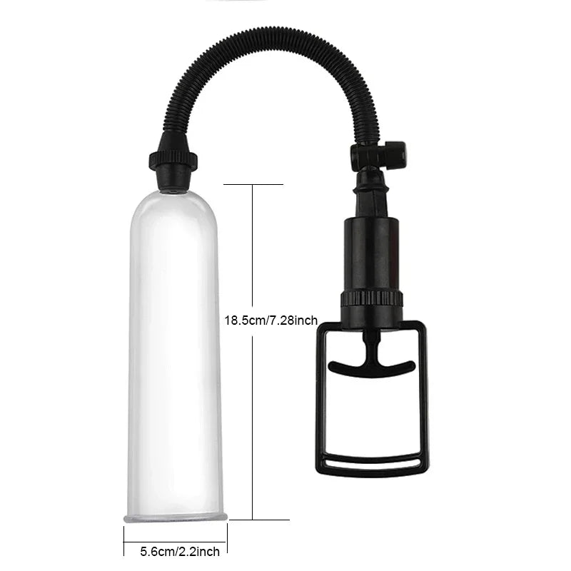Adult Toy Penis Pump Male Masturbator for Adult Entertainment Penis Pump Increase Cock Length Enlarger Erotic For Adult Men 18+