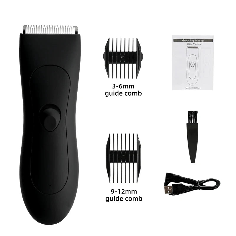 HOMEFISH Body Shaver Groomer Arm Beard Razor & Mens Body Hair Trimmer for Men Balls Women Lady Shaver Hair Removal Trimmer Groin
