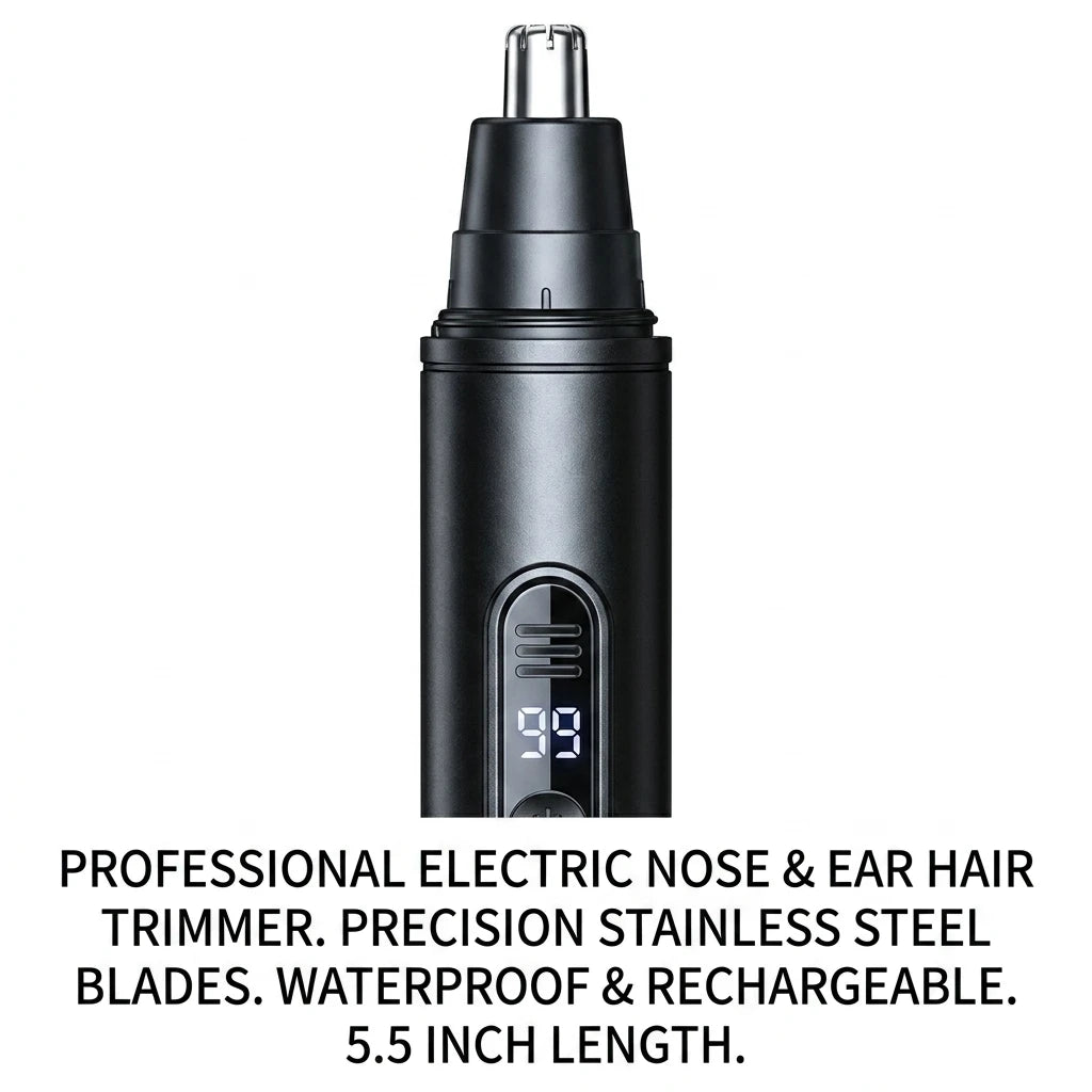 Mini Pocket Nose Hair Trimmer Portable Painless Ear And Eyebrow Clipper Waterproof for Men And Women