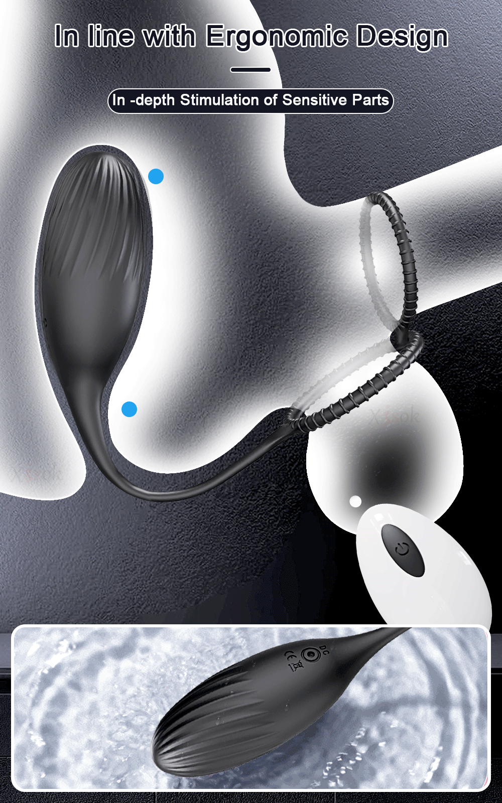 Prostate Massager With Cockring Vibrating Butt Plug Anal APP Vibrator Wireless Remote Sex Toys for Men Ass Anal Dildo for Women