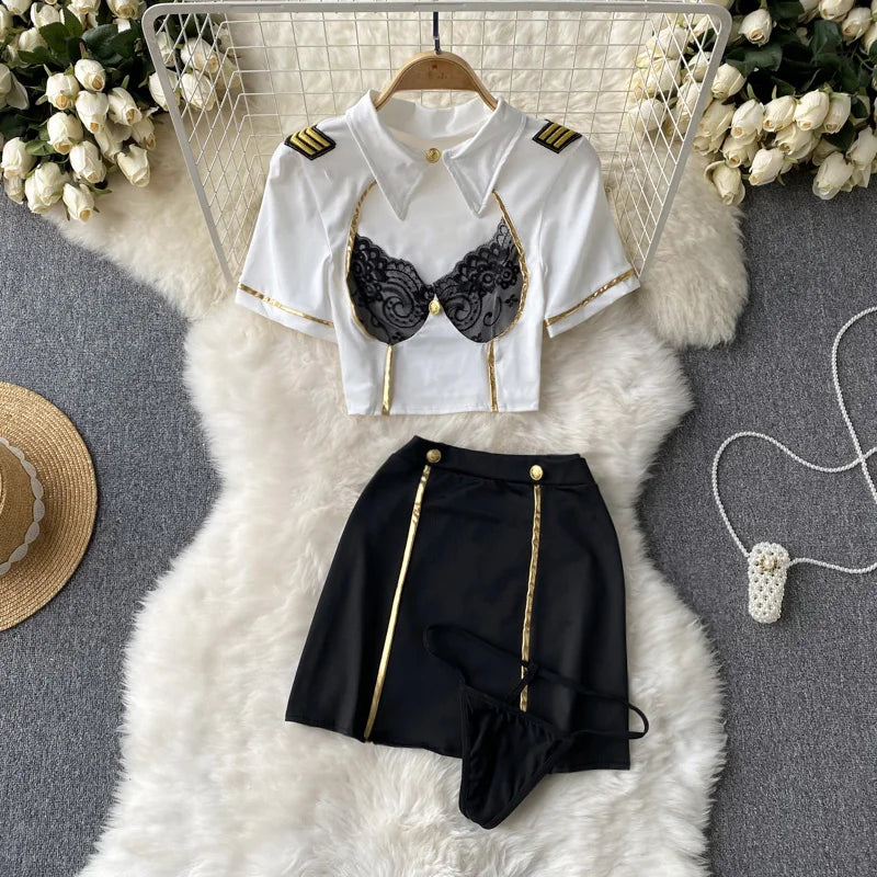 Sexy Sweet Cute Hotsweet Women's Jumpsuit Rabbit Girl Roleplay Cosplay Costume Shirt Hollow Out Backless Sexy Lingerie Jumpsuit