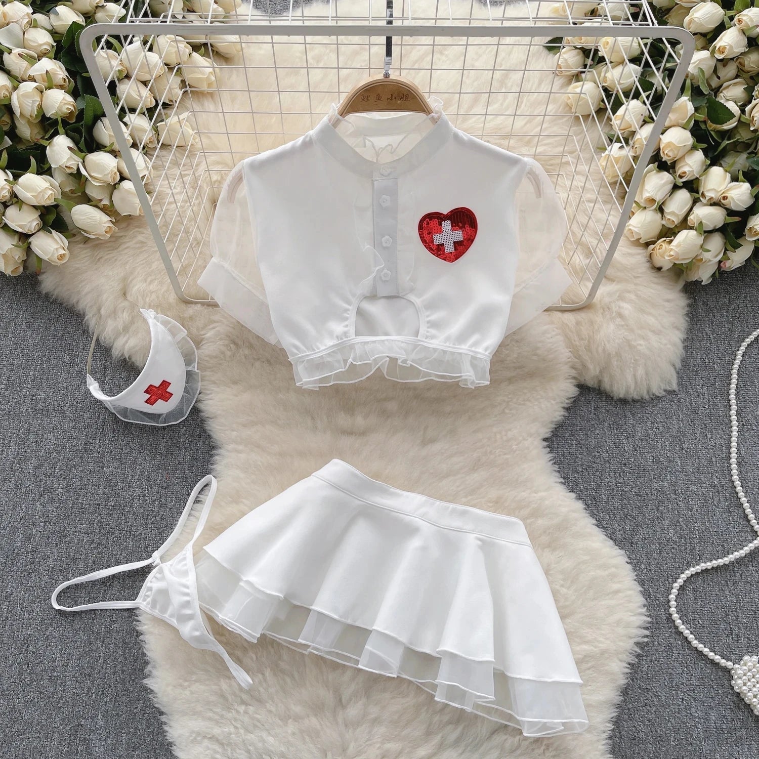 Sexy Lace Strap Jumpsuit Slim Fit Transparent Women's Pajamas Halter Playsuit Erotic Lingerie Catsuit Backless Hollowed Bodysuit